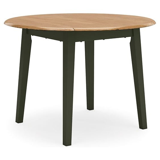 Signature Design by Ashley® Gesthaven Round DRM Drop Leaf Table at   Contempo Furniture  Contempo Furniture Gesthaven Round DRM Drop Leaf Table Signature Design by Ashley®.