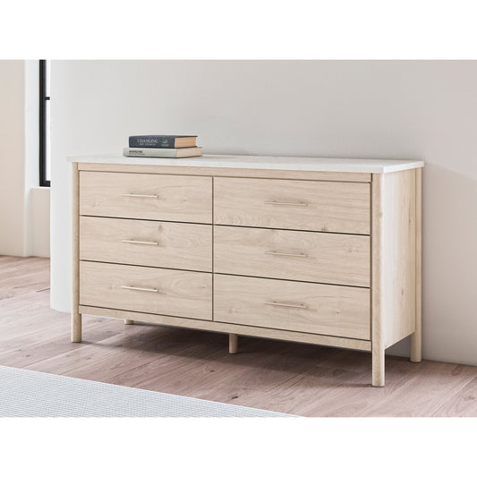 Signature Design by Ashley® Cadmori Six Drawer Dresser at   Contempo Furniture  Contempo Furniture Cadmori Six Drawer Dresser Signature Design by Ashley®.