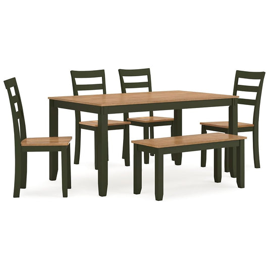 Signature Design by Ashley® Gesthaven Dining Room Table Set (6/CN) at   Contempo Furniture  Contempo Furniture Gesthaven Dining Room Table Set (6/CN) Signature Design by Ashley®.