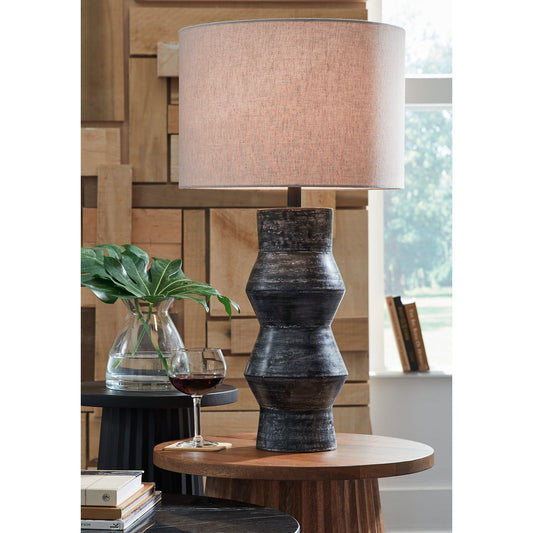 Signature Design by Ashley® Kerbert Terracotta Table Lamp (1/CN).