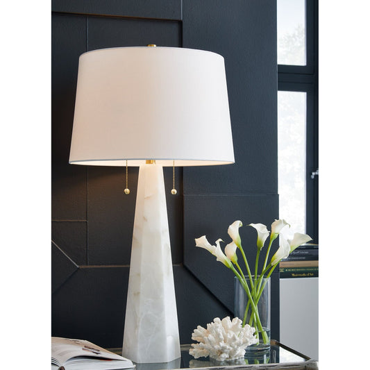 Signature Design by Ashley® Laurellen Alabaster Table Lamp (1/CN).