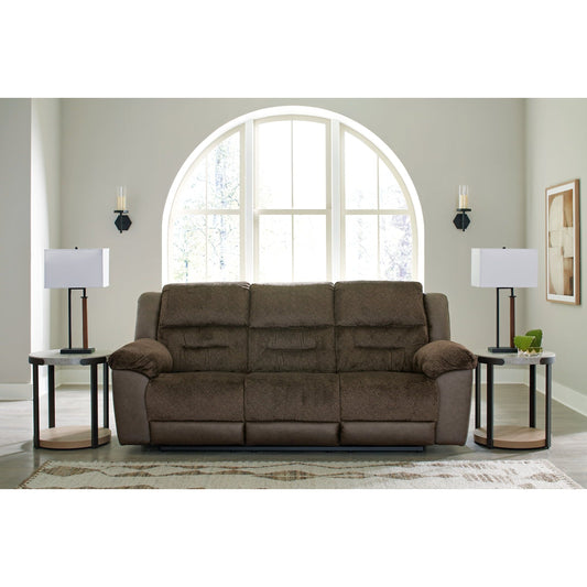 Benchcraft® Dorman Reclining Sofa at   Contempo Furniture  Contempo Furniture Dorman Reclining Sofa Benchcraft®.