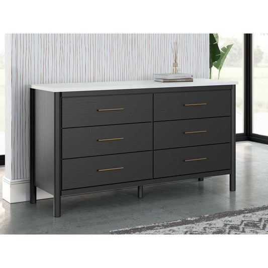 Signature Design by Ashley® Cadmori Six Drawer Dresser at   Contempo Furniture  Contempo Furniture Cadmori Six Drawer Dresser Signature Design by Ashley®.