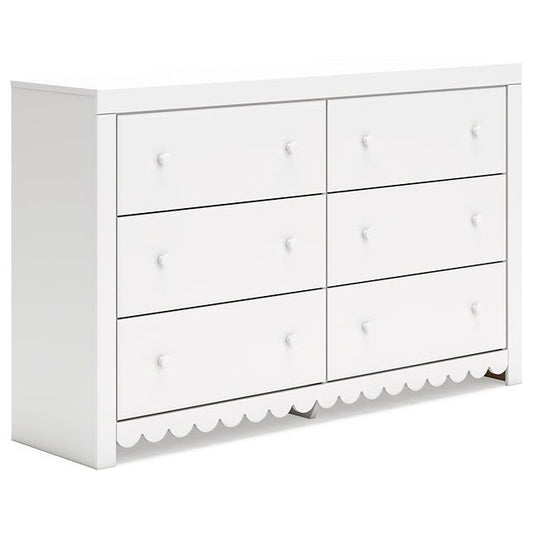 Signature Design by Ashley® Mollviney Six Drawer Dresser at   Contempo Furniture  Contempo Furniture Mollviney Six Drawer Dresser Signature Design by Ashley®.