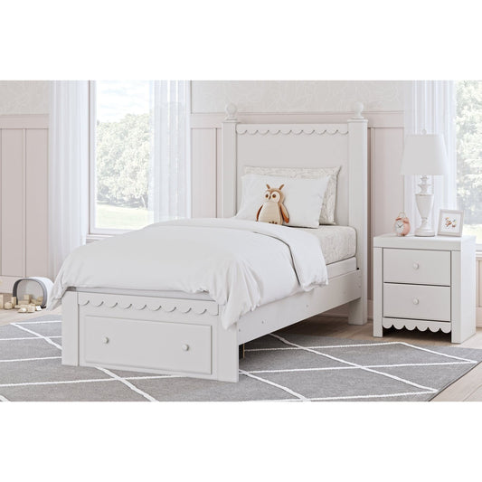 Signature Design by Ashley® Mollviney  Panel Storage Bed at   Contempo Furniture  Contempo Furniture Mollviney  Panel Storage Bed Signature Design by Ashley®.