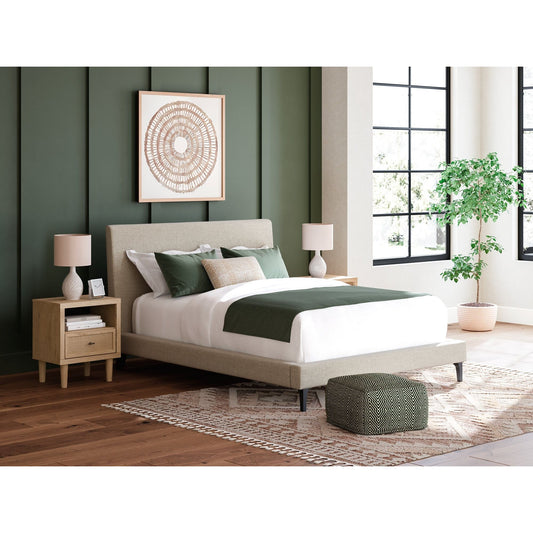 Signature Design by Ashley® Cielden  Uph Bed W/Roll Slats at   Contempo Furniture  Contempo Furniture Cielden  Uph Bed W/Roll Slats Signature Design by Ashley®.