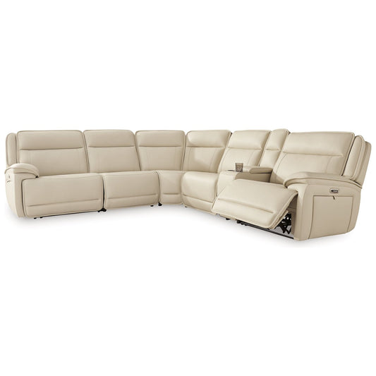 Signature Design by Ashley® Double Deal 6-Piece Power Reclining Sectional at   Contempo Furniture  Contempo Furniture Double Deal 6-Piece Power Reclining Sectional Signature Design by Ashley®.