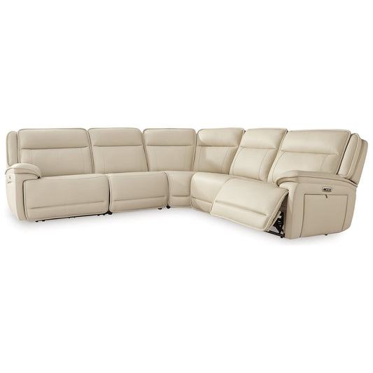 Signature Design by Ashley® Double Deal 5-Piece Power Reclining Sectional at   Contempo Furniture  Contempo Furniture Double Deal 5-Piece Power Reclining Sectional Signature Design by Ashley®.