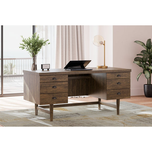 Signature Design by Ashley® Austanny Home Office Desk at   Contempo Furniture  Contempo Furniture Austanny Home Office Desk Signature Design by Ashley®.