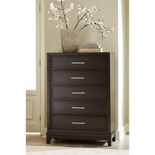 Signature Design by Ashley® Neymorton Five Drawer Chest at   Contempo Furniture  Contempo Furniture Neymorton Five Drawer Chest Signature Design by Ashley®.