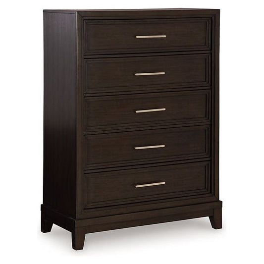 Signature Design by Ashley® Neymorton Five Drawer Chest at   Contempo Furniture  Contempo Furniture Neymorton Five Drawer Chest Signature Design by Ashley®.