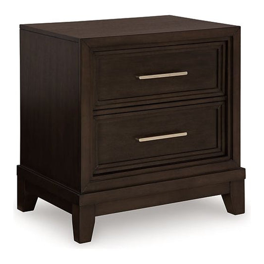 Signature Design by Ashley® Neymorton Two Drawer Night Stand at   Contempo Furniture  Contempo Furniture Neymorton Two Drawer Night Stand Signature Design by Ashley®.