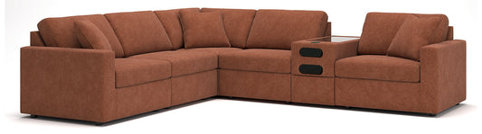 Signature Design by Ashley® Modmax 6-Piece Sectional with Audio Console at   Contempo Furniture  Contempo Furniture Modmax 6-Piece Sectional with Audio Console Signature Design by Ashley®.