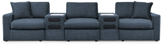 Signature Design by Ashley® Modmax 5-Piece Sectional with Audio Consoles at   Contempo Furniture  Contempo Furniture Modmax 5-Piece Sectional with Audio Consoles Signature Design by Ashley®.