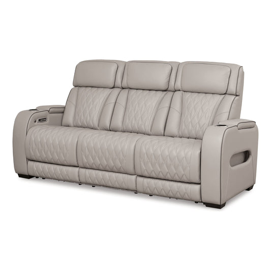 Signature Design by Ashley® Boyington PWR REC Sofa with ADJ Headrest at   Contempo Furniture  Contempo Furniture Boyington PWR REC Sofa with ADJ Headrest Signature Design by Ashley®.