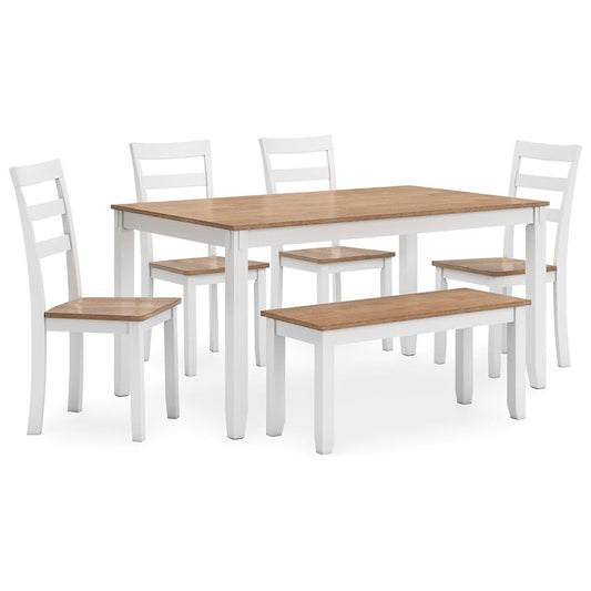 Signature Design by Ashley® Gesthaven Dining Room Table Set (6/CN) at   Contempo Furniture  Contempo Furniture Gesthaven Dining Room Table Set (6/CN) Signature Design by Ashley®.