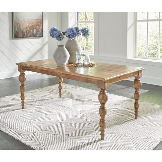 Signature Design by Ashley® Rybergston Rectangular Dining Room Table at   Contempo Furniture  Contempo Furniture Rybergston Rectangular Dining Room Table Signature Design by Ashley®.