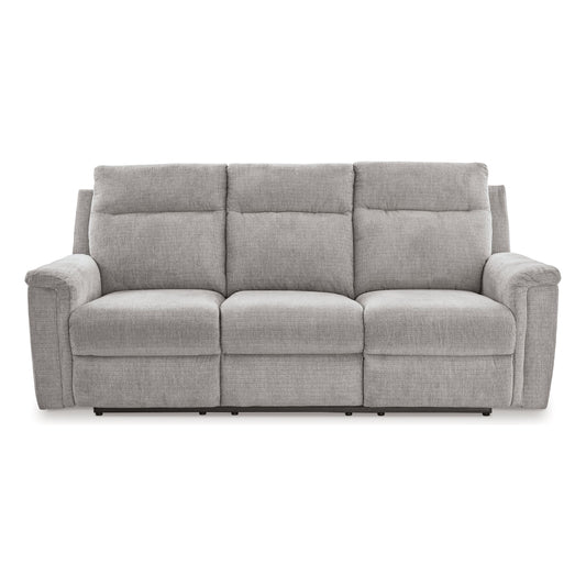 Signature Design by Ashley® Barnsana Reclining Power Sofa at   Contempo Furniture  Contempo Furniture Barnsana Reclining Power Sofa Signature Design by Ashley®.