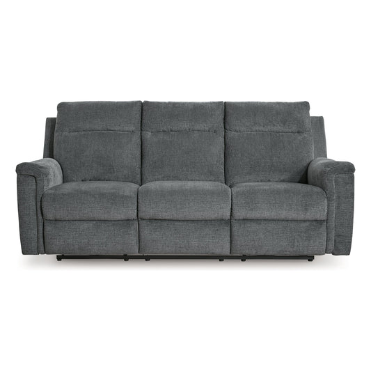 Signature Design by Ashley® Barnsana Reclining Power Sofa at   Contempo Furniture  Contempo Furniture Barnsana Reclining Power Sofa Signature Design by Ashley®.