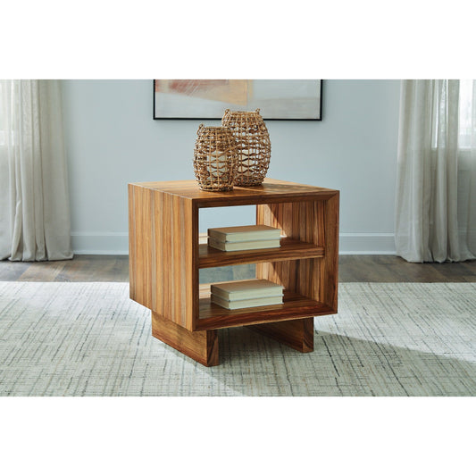 Signature Design by Ashley® Dressonni Square End Table.