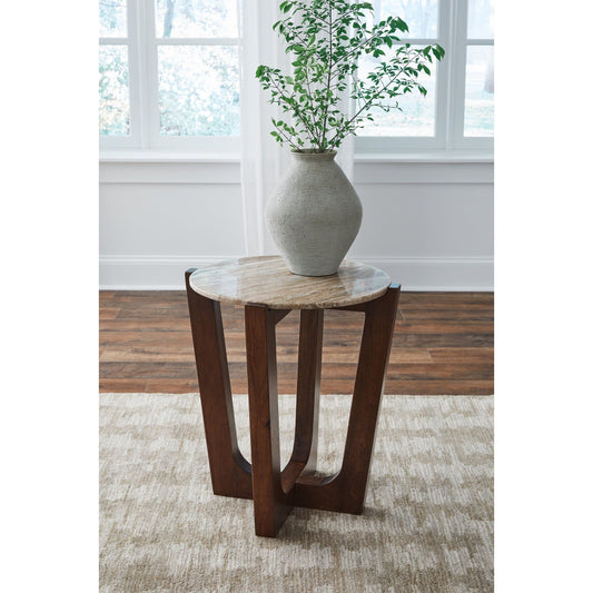 Signature Design by Ashley® Tanidore Round End Table.