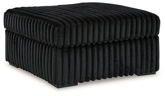 Signature Design by Ashley® Midnight-Madness Oversized Accent Ottoman at   Contempo Furniture  Contempo Furniture Midnight-Madness Oversized Accent Ottoman Signature Design by Ashley®.