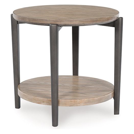 Signature Design by Ashley® Dyonton Round End Table.