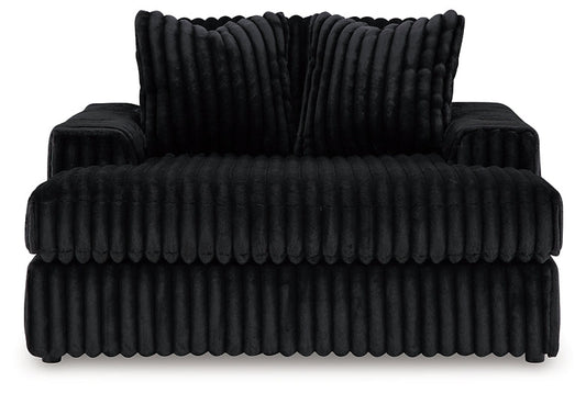 Signature Design by Ashley® Midnight-Madness Oversized Chaise at   Contempo Furniture  Contempo Furniture Midnight-Madness Oversized Chaise Signature Design by Ashley®.