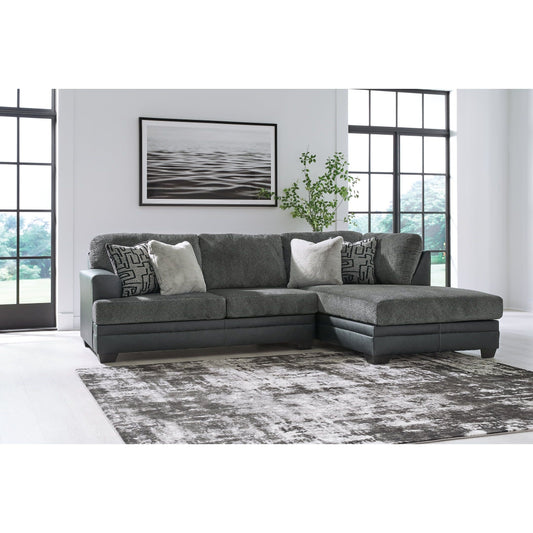 Benchcraft® Brixley Pier 2-Piece Sectional with Chaise at   Contempo Furniture  Contempo Furniture Brixley Pier 2-Piece Sectional with Chaise Benchcraft®.