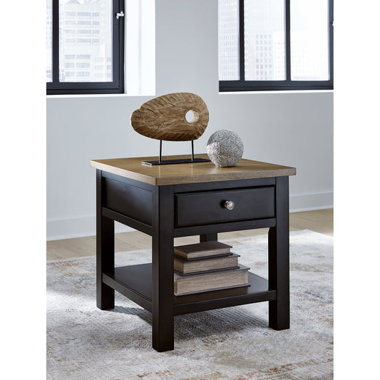 Signature Design by Ashley® Drazmine Rectangular End Table.