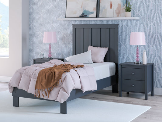 Signature Design by Ashley® Simmenfort  Platform Bed at   Contempo Furniture  Contempo Furniture Simmenfort  Platform Bed Signature Design by Ashley®.