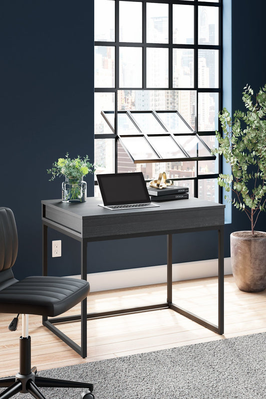 Signature Design by Ashley® Yarlow Home Office Lift Top Desk.