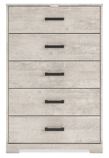 Signature Design by Ashley® Shawburn Five Drawer Chest at   Contempo Furniture  Contempo Furniture Shawburn Five Drawer Chest Signature Design by Ashley®.