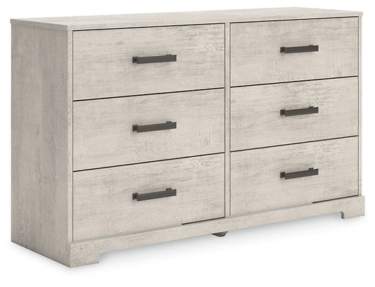 Signature Design by Ashley® Shawburn Six Drawer Dresser at   Contempo Furniture  Contempo Furniture Shawburn Six Drawer Dresser Signature Design by Ashley®.