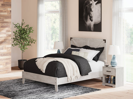 Signature Design by Ashley® Shawburn  Platform Bed at   Contempo Furniture  Contempo Furniture Shawburn  Platform Bed Signature Design by Ashley®.