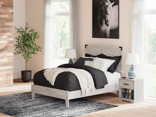 Signature Design by Ashley® Shawburn  Platform Bed at   Contempo Furniture  Contempo Furniture Shawburn  Platform Bed Signature Design by Ashley®.