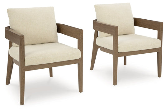 Signature Design by Ashley® Serene Bay Arm Chair With Cushion (2/CN) at   Contempo Furniture  Contempo Furniture Serene Bay Arm Chair With Cushion (2/CN) Signature Design by Ashley®.