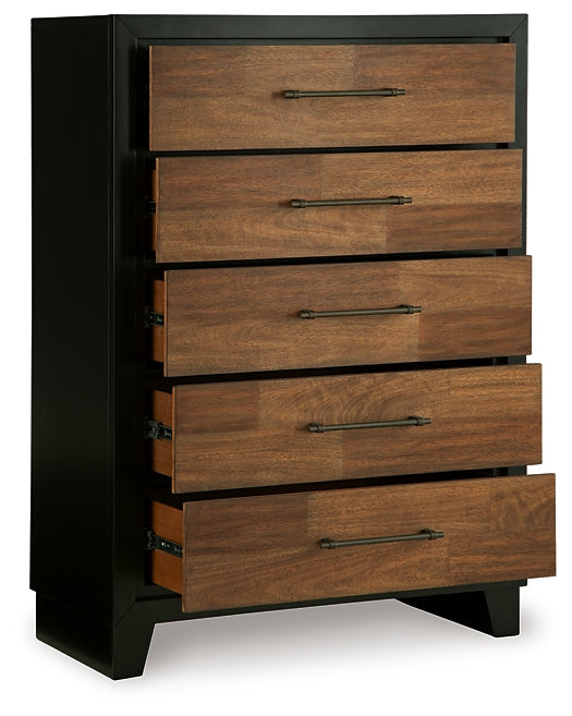 Benchcraft® Kraeburn Five Drawer Chest at   Contempo Furniture  Contempo Furniture Kraeburn Five Drawer Chest Benchcraft®.