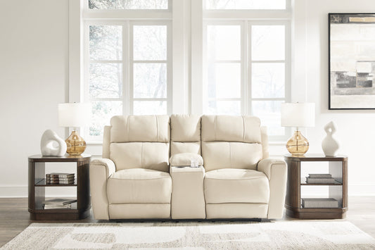 Signature Design by Ashley® Dahlmoore DBL REC PWR Loveseat w/Console at   Contempo Furniture  Contempo Furniture Dahlmoore DBL REC PWR Loveseat w/Console Signature Design by Ashley®.