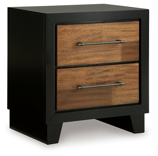 Benchcraft® Kraeburn Two Drawer Night Stand at   Contempo Furniture  Contempo Furniture Kraeburn Two Drawer Night Stand Benchcraft®.