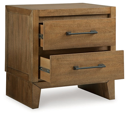 Signature Design by Ashley® Sherbana Two Drawer Night Stand at   Contempo Furniture  Contempo Furniture Sherbana Two Drawer Night Stand Signature Design by Ashley®.