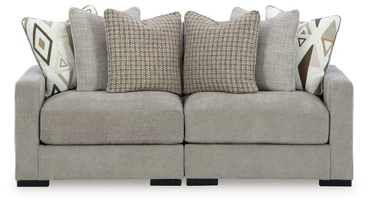 Benchcraft® Aslan Court 2-Piece Loveseat Sectional at   Contempo Furniture  Contempo Furniture Aslan Court 2-Piece Loveseat Sectional Benchcraft®.