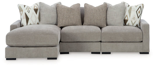 Benchcraft® Aslan Court 3-Piece Sofa Sectional with Chaise at   Contempo Furniture  Contempo Furniture Aslan Court 3-Piece Sofa Sectional with Chaise Benchcraft®.