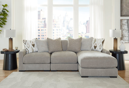 Benchcraft® Aslan Court 3-Piece Sofa Sectional with Chaise at   Contempo Furniture  Contempo Furniture Aslan Court 3-Piece Sofa Sectional with Chaise Benchcraft®.