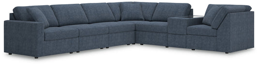 Signature Design by Ashley® Modmax 7-Piece Sectional with Storage Console at   Contempo Furniture  Contempo Furniture Modmax 7-Piece Sectional with Storage Console Signature Design by Ashley®.