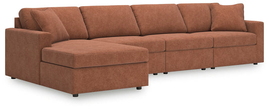 Signature Design by Ashley® Modmax 4-Piece Sectional with Chaise at   Contempo Furniture  Contempo Furniture Modmax 4-Piece Sectional with Chaise Signature Design by Ashley®.