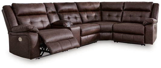 Signature Design by Ashley® Punch Up 5-Piece Power Reclining Sectional at   Contempo Furniture  Contempo Furniture Punch Up 5-Piece Power Reclining Sectional Signature Design by Ashley®.