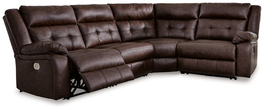 Signature Design by Ashley® Punch Up 4-Piece Power Reclining Sectional at   Contempo Furniture  Contempo Furniture Punch Up 4-Piece Power Reclining Sectional Signature Design by Ashley®.