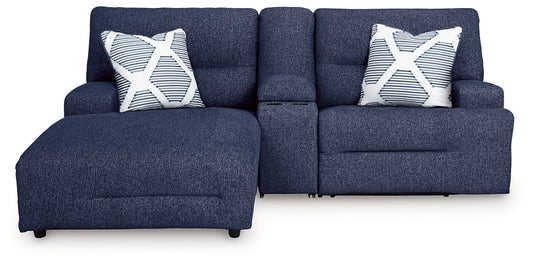 Signature Design by Ashley® Acklen Place 3-Piece Power Reclining Sectional Sofa with Chaise at   Contempo Furniture  Contempo Furniture Acklen Place 3-Piece Power Reclining Sectional Sofa with Chaise Signature Design by Ashley®.