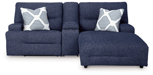 Signature Design by Ashley® Acklen Place 3-Piece Power Reclining Sectional Sofa with Chaise at   Contempo Furniture  Contempo Furniture Acklen Place 3-Piece Power Reclining Sectional Sofa with Chaise Signature Design by Ashley®.